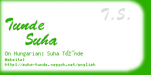 tunde suha business card